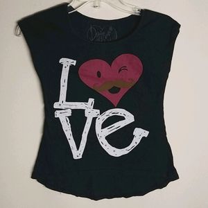 DIRTEE HOLLYWOOD Girl's top,size S